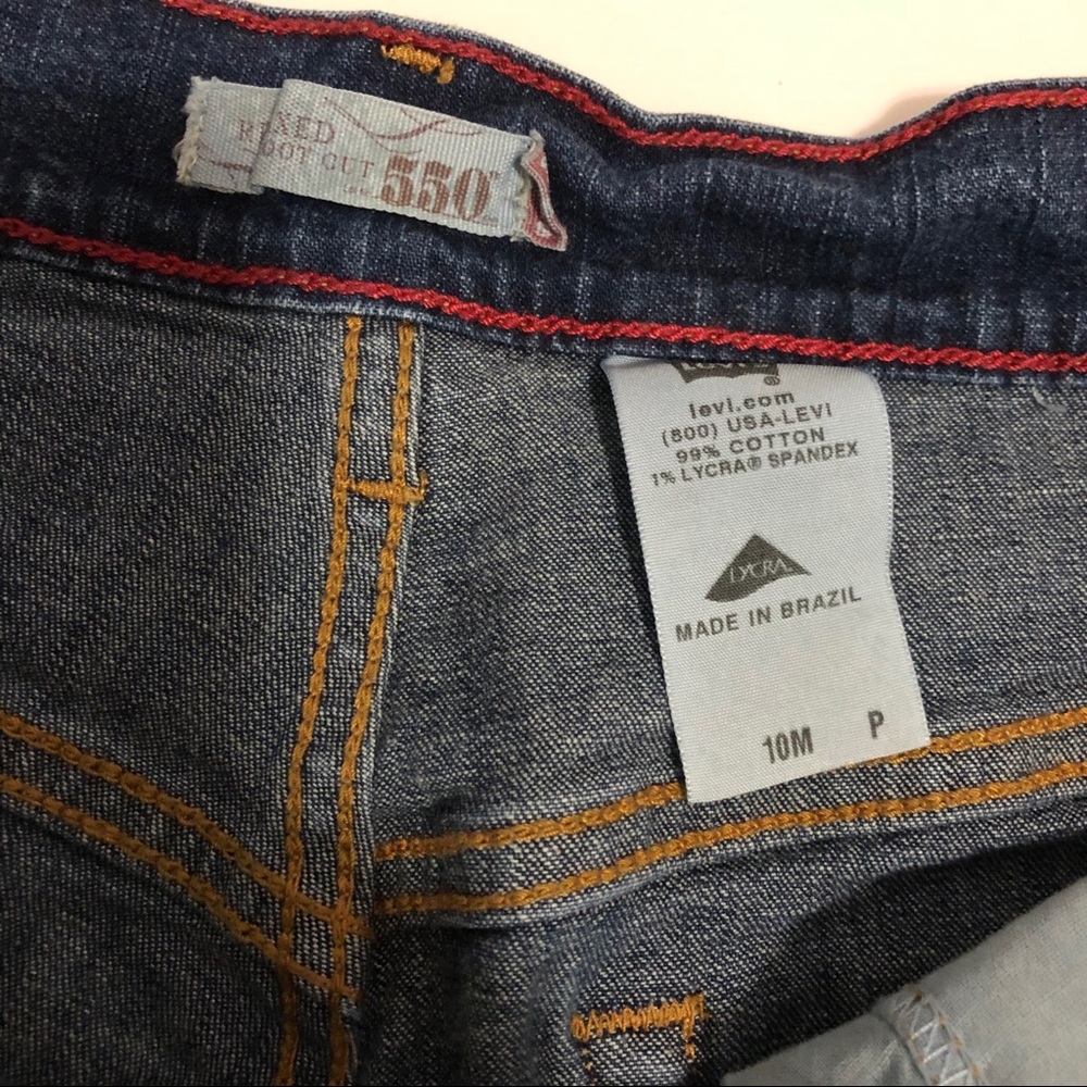 Levi’s 550 Boot Cut Jeans, Size 10M-P - Picture 7 of 7